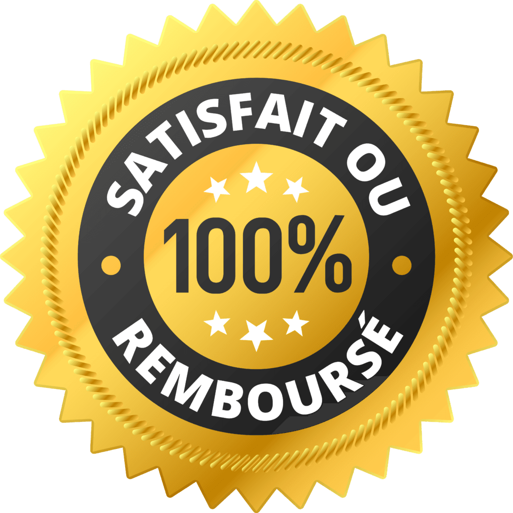 satisfait ou 100% remboursé